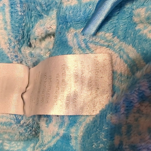 Light Blue and White Drawstring Ribbon Pajama Pants - Picture 6 of 6